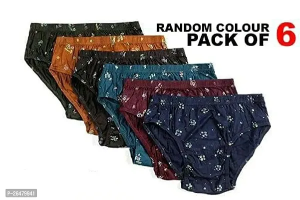 Cotton soft Printed Panty Briefs multicolor (Pack of 6)