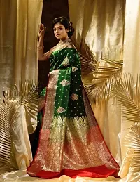Classic Satin Saree with Blouse for Women-thumb1
