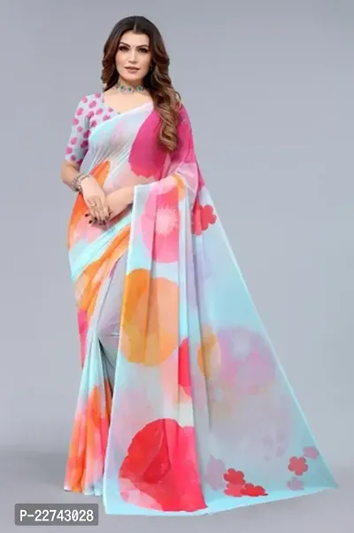 Fancy Cotton Silk Saree with Blouse Piece for Women