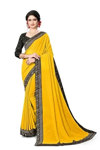 Fancy Silk Saree with Blouse Piece for Women