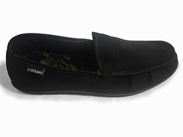 Men's Stylish and Trendy Black Solid Suede Casual Loafers-thumb3