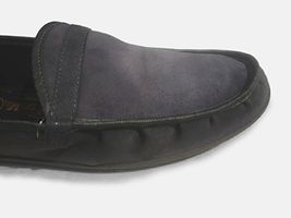 Men's Stylish and Trendy Grey Solid Suede Casual Loafers-thumb3