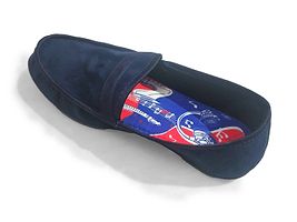 Men's Stylish and Trendy Navy Blue Solid Suede Casual Loafers-thumb1