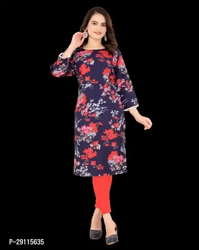 Classic Crepe Kurti for Women-thumb0