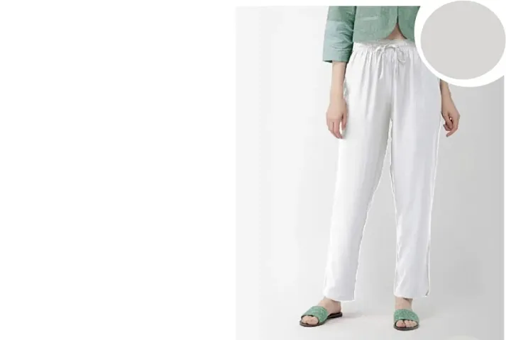 Stylish Solid Regular Night Wear Pajama For Women