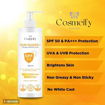 Cosmeify Sunscreen SPF 50 | PA+++ | UVA  UVB Protection | 100 ml-thumb3