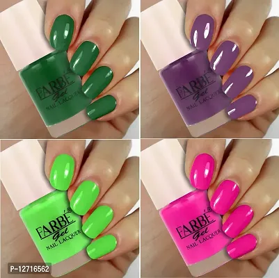 Buy AQ FASHION New Unique Color Rich Gel Nail Paint HD Shine Pastel Color  Combo Set CV2 (COMBO-SET- 1) Online at Low Prices in India - Amazon.in