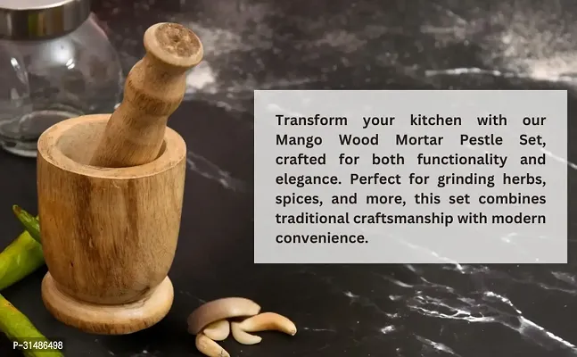 Wooden Mortal And Pestle-thumb0