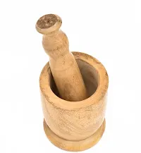 Mango Wood Mortar Pestle Set-thumb3