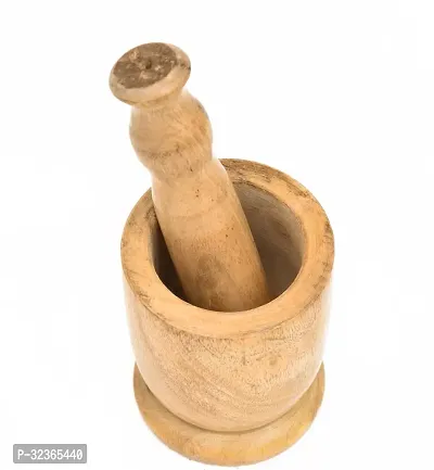 Mango Wood Mortar Pestle Set-thumb4