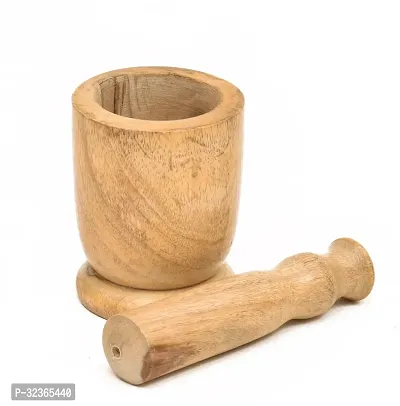 Mango Wood Mortar Pestle Set-thumb2