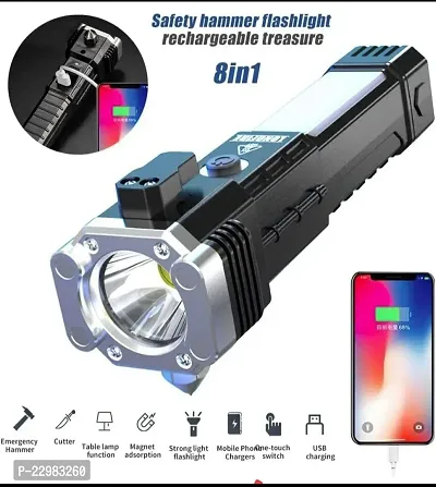 UkTech Safety Hammer flashlight rechargeable tresure-thumb0