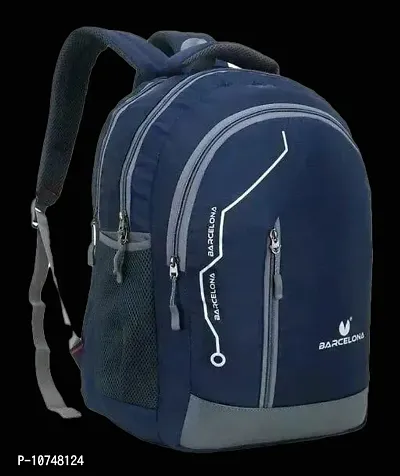 Unique Barcelona Polyester Backpack with Rain Cover-thumb0