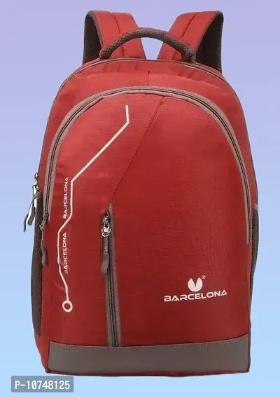 Unique Barcelona Polyester Backpack with Rain Cover