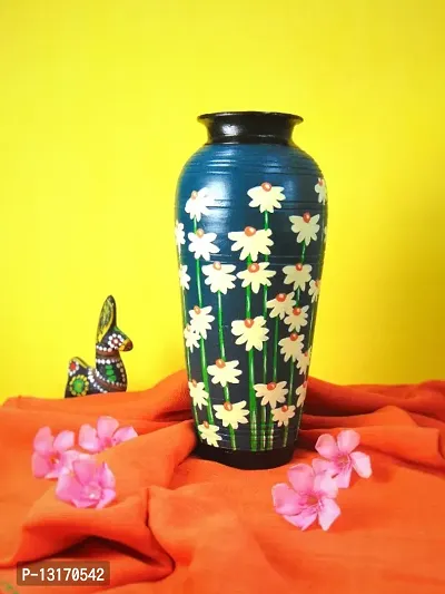 Mini flower Sticks Green Vase 8 for home decor,table,office,gift item,living room-thumb0
