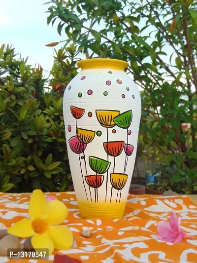 Hand-Painted Multicolored Vase 8 for home decor,table,office,gift item,living room-thumb0