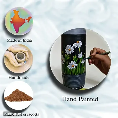 Mini flower Sticks Green Vase 8 for home decor,table,office,gift item,living room-thumb4