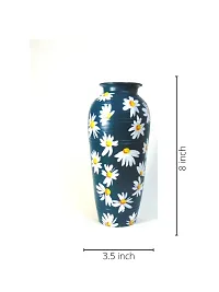 Realistic Flower Green Terracotta Vase 8 for home decor,table,office,gift item,living room-thumb2