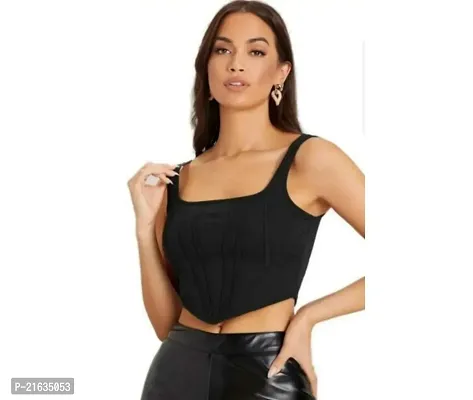 Stylish Fancy Designer Lycra Tops For Women-thumb0