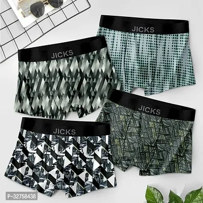 Stylish Nylon Printed Trunk for Men Combo