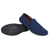 Aedee Men's Loafers for Men | Lightweight Shoes for Boys, Slip-On Comfortable Designed for All Seasons (Navy, UK 6)-thumb2