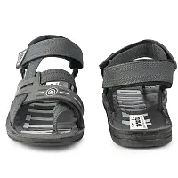 Aedee Men's Casual Velcro Sandals/Running Walking Dailywear Indoor Outdoor Floaters (FRB-SND10-Grey_8)-thumb1