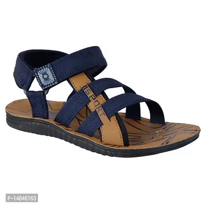 Aedee Men's Casual Dailywear Sandals/Indoor Outdoor Flip Flop Walking Sandals for Men (Nw3104-NAVY_8)-thumb0