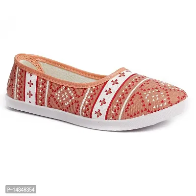 Aedee Women's Casual Printed Bellie/Loafer for Women's/Shoes for Women's Stylish/Latest Bellie for Women's and Girls (104)