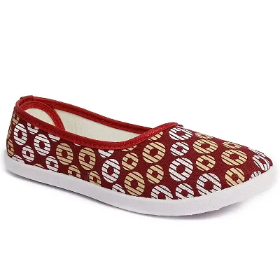 Aedee Women Casual Printed Bellie/Loafer for Women/Casual Jutti for Girls and Woman (AD-BLIE-107)