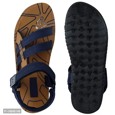 Aedee Men's Casual Dailywear Sandals/Indoor Outdoor Flip Flop Walking Sandals for Men (Nw3104-NAVY_9)-thumb4