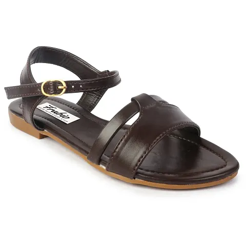 Aedee Women's Flat Sandals/Ankle Strap Flat/Sandal/Stylish women Sandal