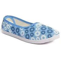 Aedee Women Casual Printed Bellie/Loafer for Women/Casual Jutti for Girls and Woman (B8-P)-thumb1