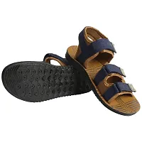 Aedee Men's Casual Leather Daily use Floater Sandal/Sports Sandal for Men's/Floaters for Men's Stylish (Tan) -6 UK (105)-thumb4