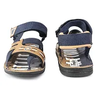 Aedee Men's Pack Of 2 Casual velcro Sandals/Running Walking Dailywear Indoor Outdoor Floaters For Boys - 109-thumb1