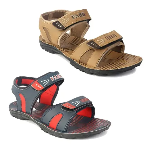 Stylish Synthetic Multicolored Comfort Sandals Sandals For Men