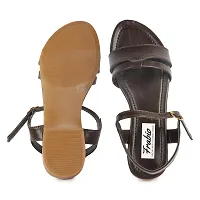 Aedee Women's Flat Sandals/Ankle Strap Flat/Sandal/Stylish women Sandal-thumb4