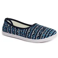 Aedee Women Casual Printed Bellie/Loafer for Women/Casual Jutti for Girls and Woman (B4-P)-thumb1