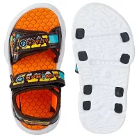 Aedee Synthetic Velcro Indoor Outdoor Sandals For Boys  Girls Kids Wear/Flip Flop Open Toe Light Weight Sandals and Floaters Footwear for Kids (GUMMAN-BRN)-thumb4