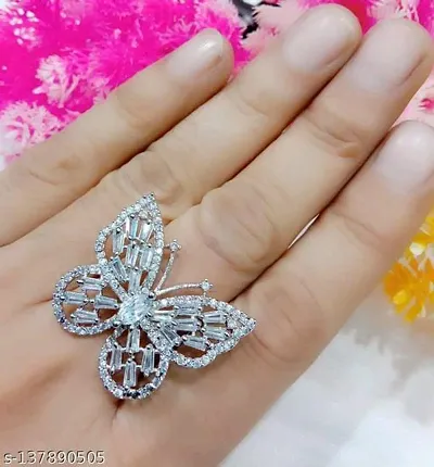 Reliable Golden Alloy  Rings For Women Combo