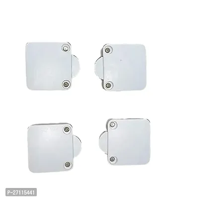 Ots Lights White Push Button Wood Mech Wardrobe On/Off Cabinet Door Light Control Switch Cabinet Door Switch Pack Of 4