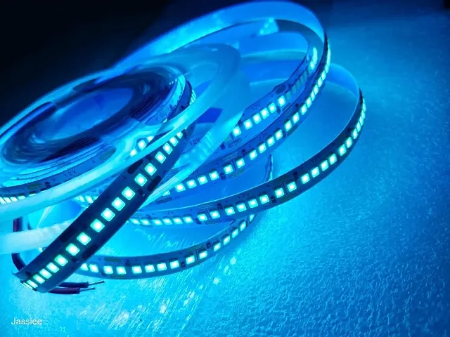 Stylish 240 Led Per Meter Led Flexible Strip Cove Light With Self Adhesive Surface - 5 Meter Roll Decorative Or Profile Light Driver/Adaptor Not Included Ice Blue