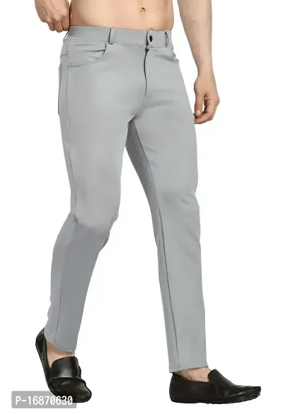 Buy Regular Trouser Pants Gray Brown and Navy Blue Combo of 3 Cotton for  Best Price, Reviews, Free Shipping