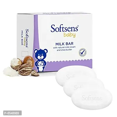 Softsens baby MILK BAR SOAP (100g*3)