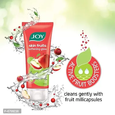 JOY Skin Fruits Softening Glow Apple Face Wash 100ml-thumb2