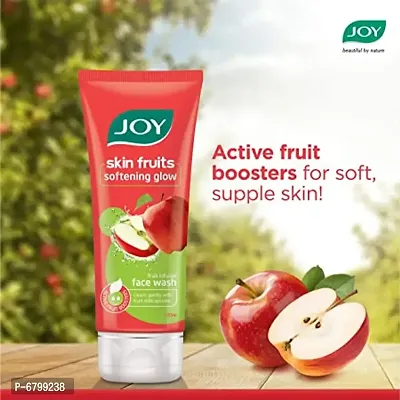 JOY Skin Fruits Softening Glow Apple Face Wash 100ml-thumb3