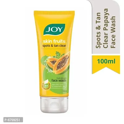 JOY Skin Fruits Spots  Tan Clear Papaya Face Wash 100ml-thumb2