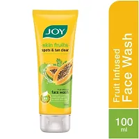 JOY Skin Fruits Spots amp; Tan Clear Papaya Face Wash (100ml*2)-thumb2