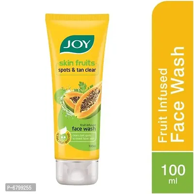 JOY Skin Fruits Spots amp; Tan Clear Papaya Face Wash (100ml*2)-thumb3