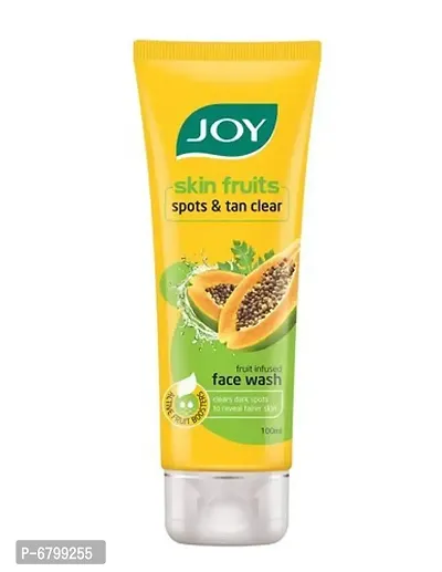 JOY Skin Fruits Spots amp; Tan Clear Papaya Face Wash (100ml*2)-thumb5