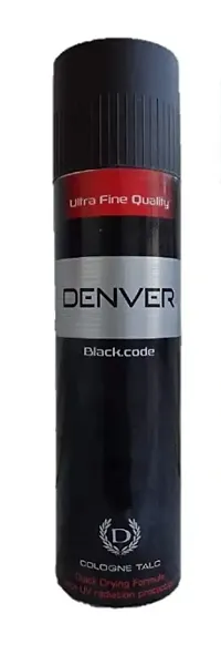 Denver Black Code Talc Powder 100g